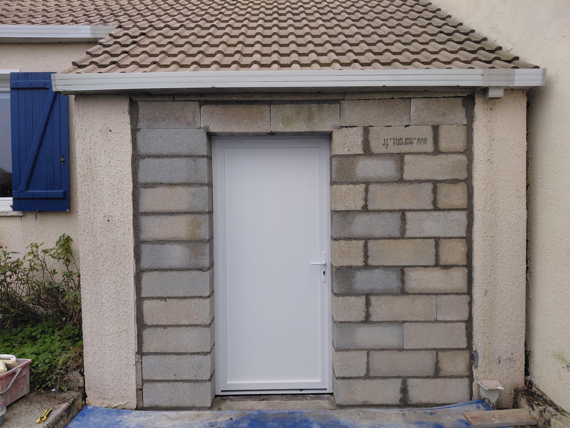 Modification porte de garage