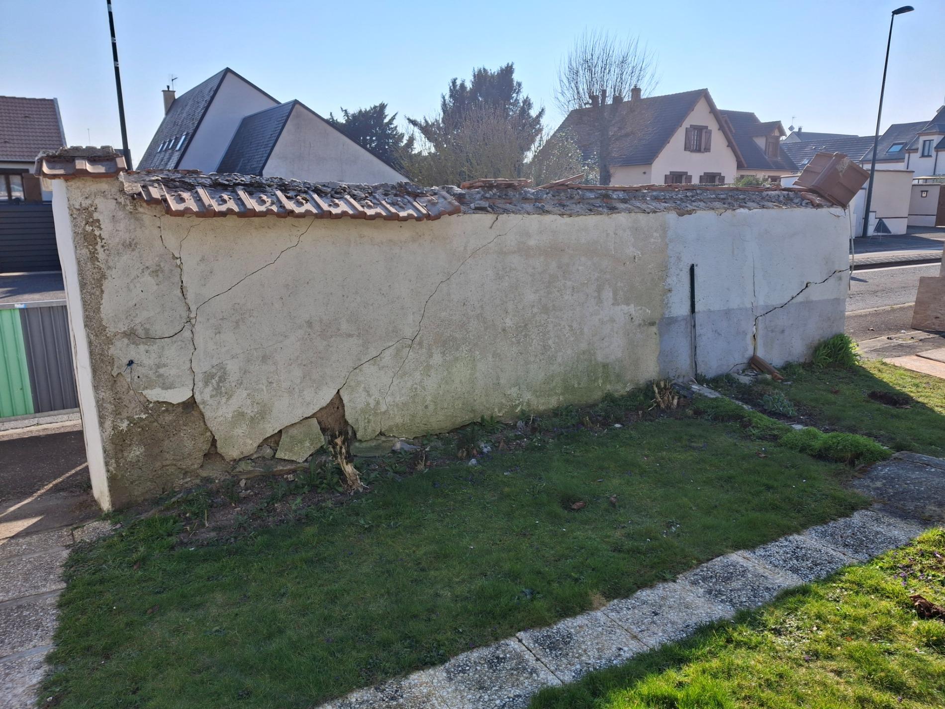 Rénovation mur de clôture